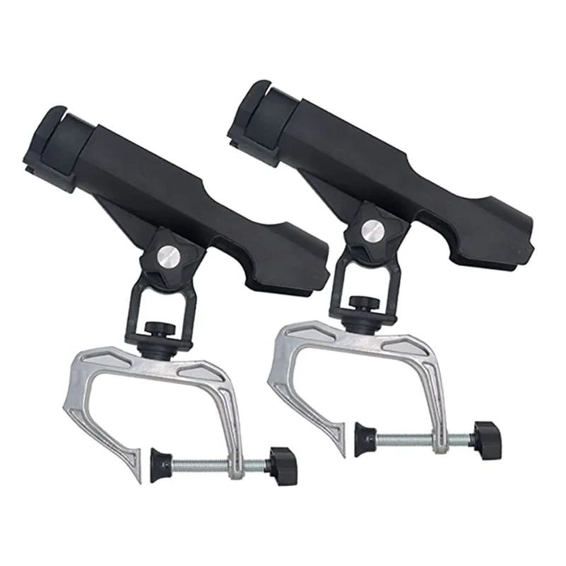 

B93B-Boat Fishing Rod Holder 360 Degree Adjustable Fishing Rod Holder With Opening Folding Fishing Rod Holder