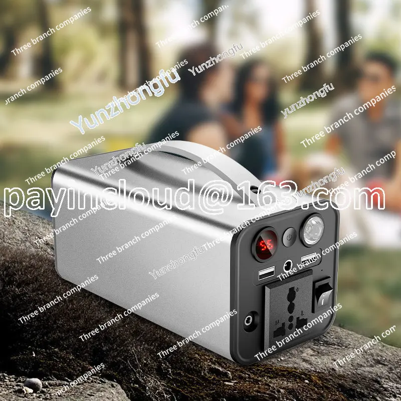 AC 220V 110V 180W 43200mAh Portable Outdoor Camping Power Bank DC 12V Car Charger Supply Inverter Laptop Battery  Station