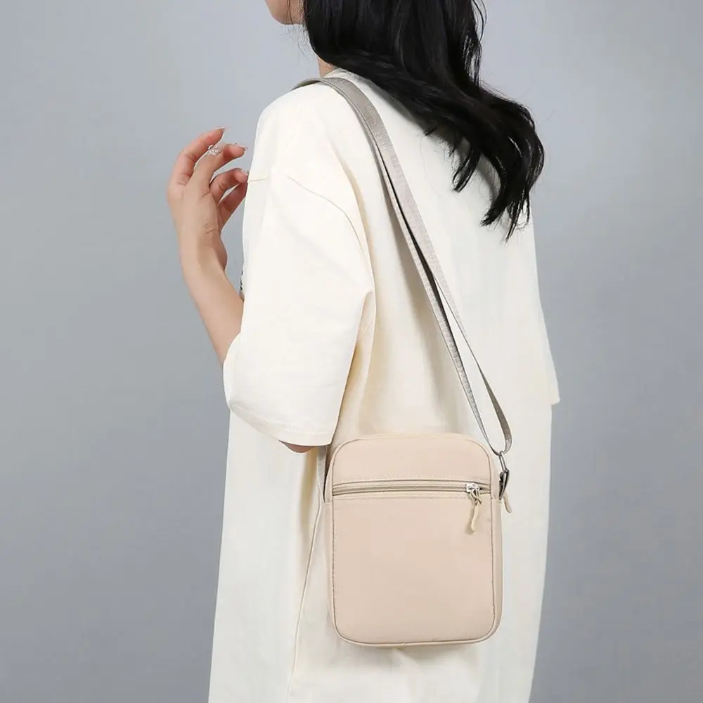 

Fashion Large Capacity Crossbody Bag Oxford Cloth Waterproof Phone Bag Portable Coin Purse