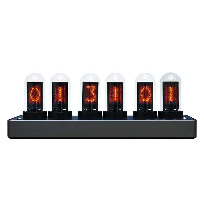 Ipstube colorful party Diy Clock Kit 4 Digital Tube Multicolor Led Time Digital Nixie Tube glow tube clock with weather station