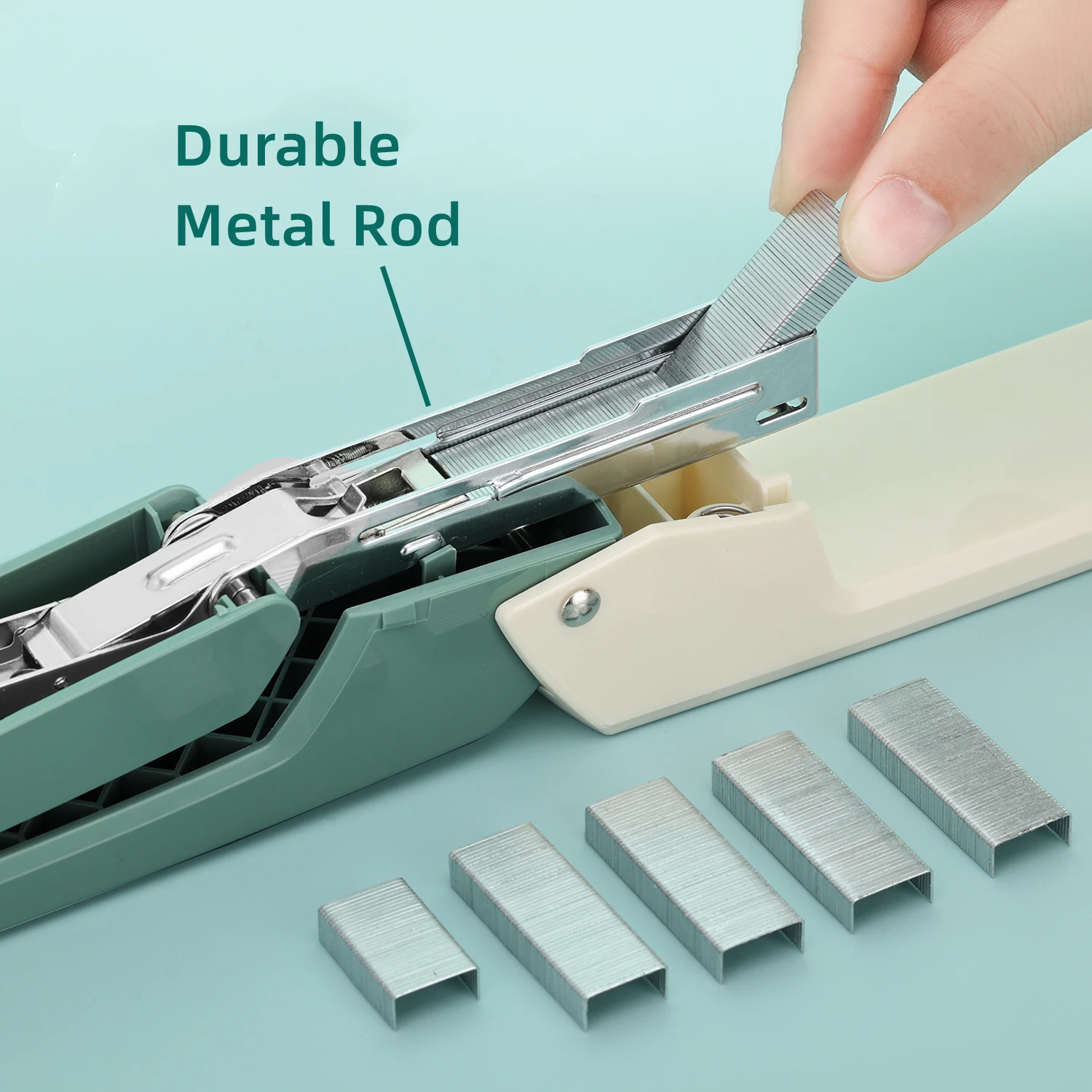 24/6 Staples Durable Stapler Swivel Stapler Manual Office Paper Binding Tool Stapling Machine