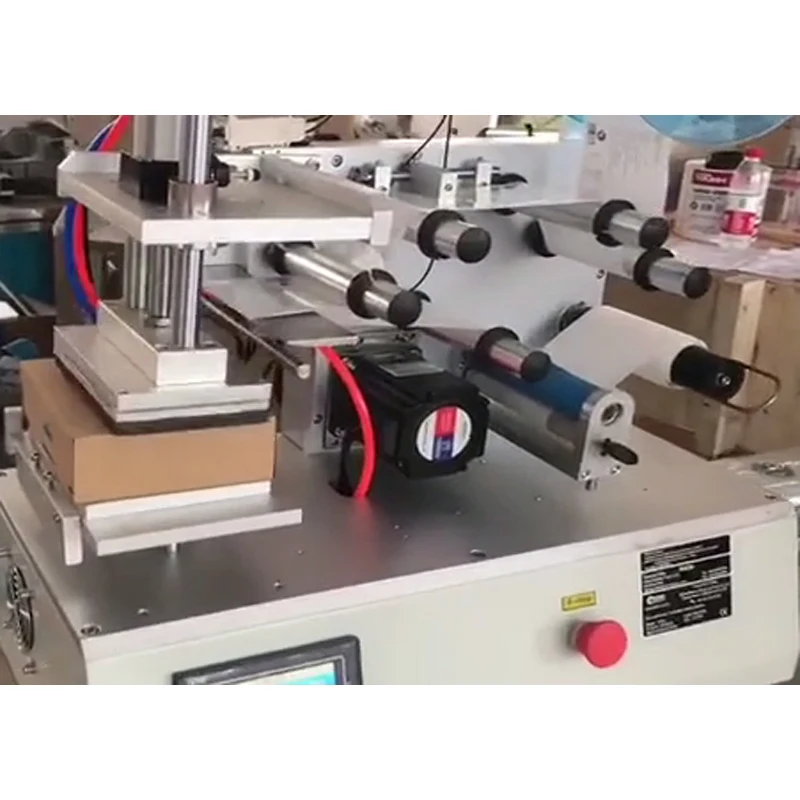 LY-61 Semi-Automatic Labeling Machine Pneumatic Multi-Industry Application Label Sticker Touch Screen Controller 220V 110V
