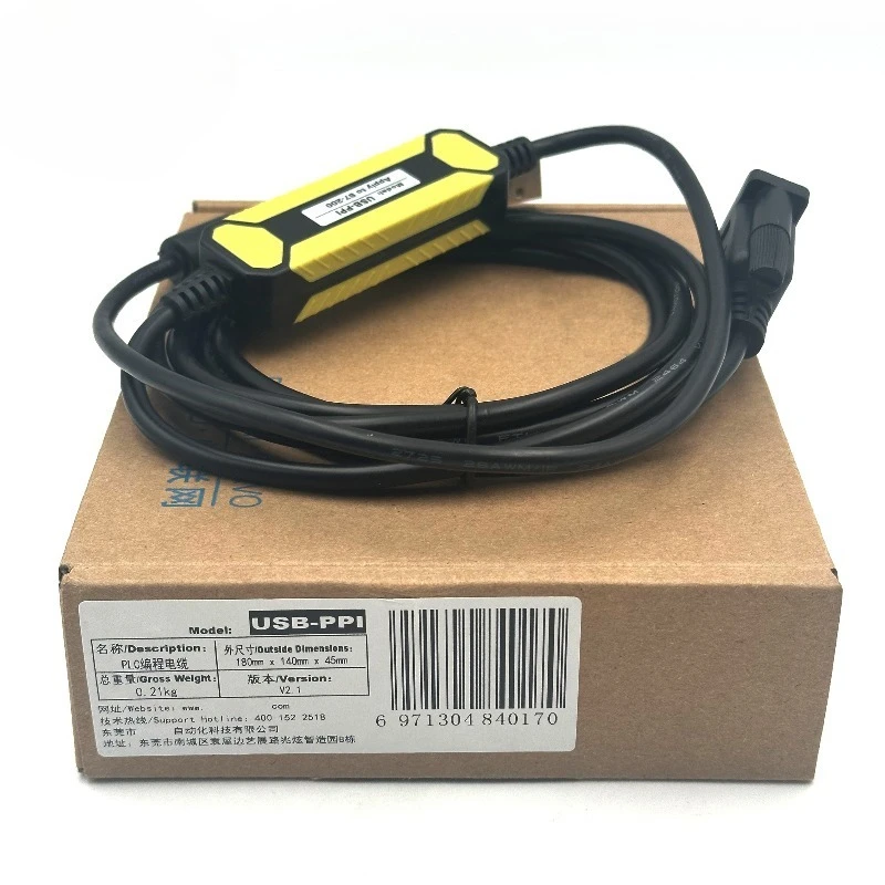 The Brand-new Original PLC Controller Is Compatible with the USB-PPI PLC Programming Cable Interface.