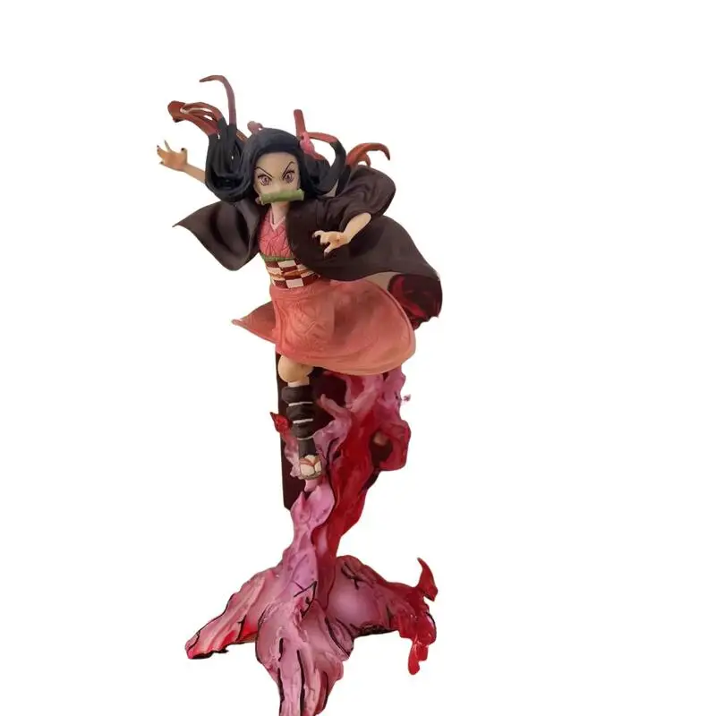 

Demon Slayer Peripheral Kamado Nezuko Ornament Set New Decoration Creative Cartoon Model Holiday Gift Exquisite Animation Ins