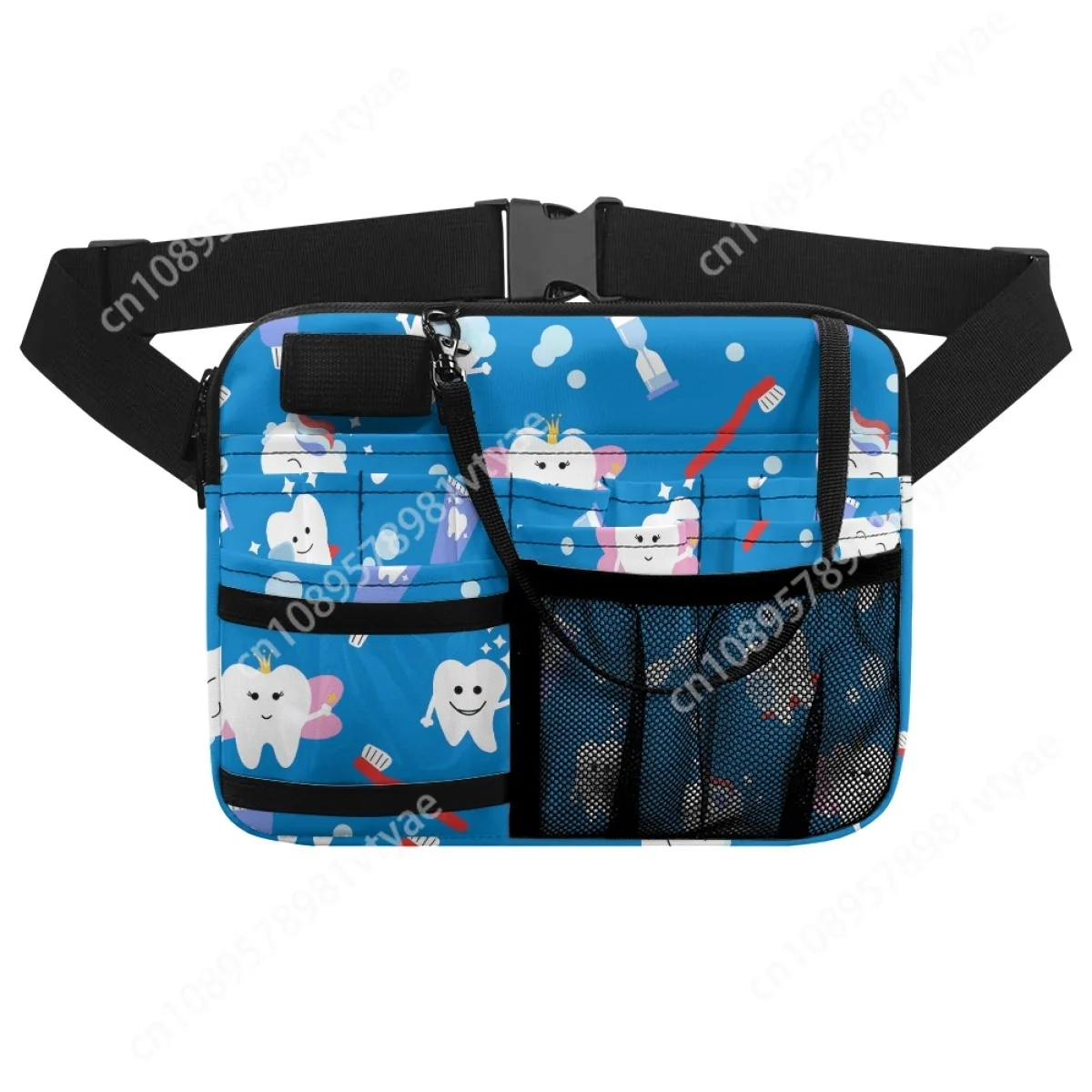 Hip Bag Female Multi Compartment Utility Nurse Fanny Pack Cute Tooth Dental Designer Belt Bags Organizer Pouch Adjustable Gift