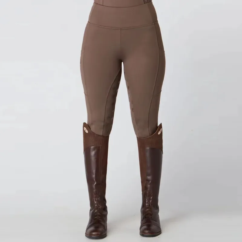 YTYINNew Premium Unisex Winter Solid Equestrian Racing Competition Jodhpurs Customizable Long Sleeve 100% Cotton Breathable Flee
