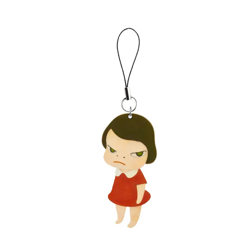 Nara Yoshitomo Phone Charm Keychain Acrylic Nara Yoshitomo Small  Mobile Phone Chain Key Rin Accessories Fans Gifts