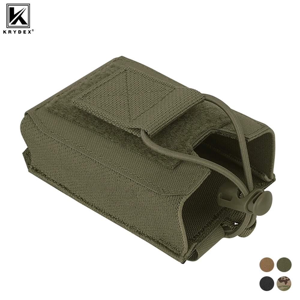 KRYDEX Taktische Funkgeräte-Tasche Holster Jagd-Sport Mehrzweck-Gürteltasche für Zwei-Wege-Funkgeräte Jagd-Outdoor-Ausrüstung