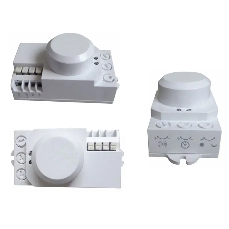 Easy Use 5.8Ghz Microwave Radar Sensor Switch Knob Switch Adjustment LED Light Sensor Switch Human Motion Detector