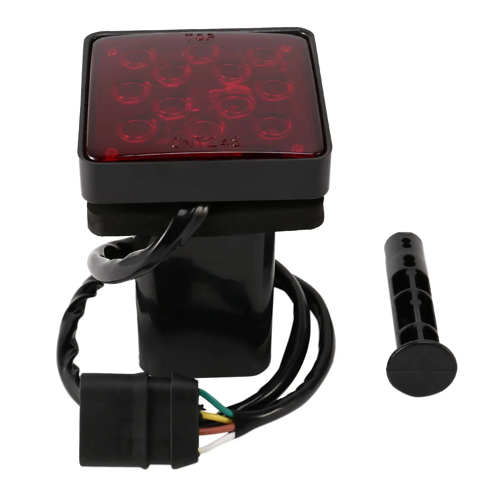 12-led Brake Light Trailer Hitch Fit Towing 2 Inch Receiver(red)