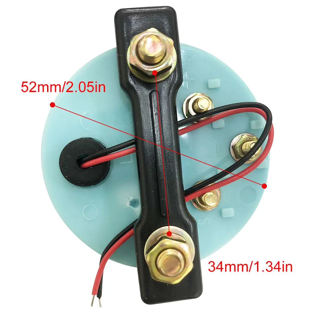 2inch Universal 52mm Fuel Level Gauge Meter Fuel Sensor E-1/2-F Pointer Car Truck Boat High Sensitivity