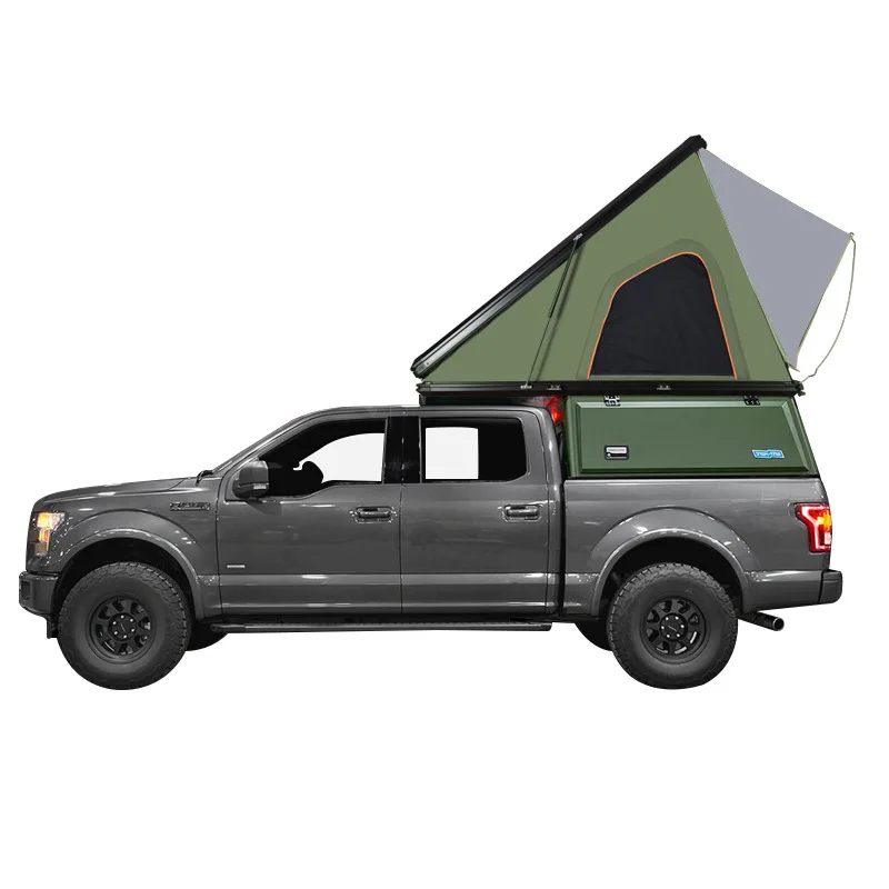 

New Design Wholesale Waterproof Triangle Aluminum Car/Truck Hard Shell Roof Top Tent For Camping