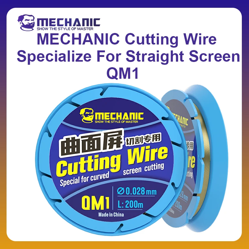 

MECHANIC OFFICIAL Cutting Wire Specialize For Curve Screen QM1 LCD OLED Screen Cutting | Mobile Phone Display Separation Tool