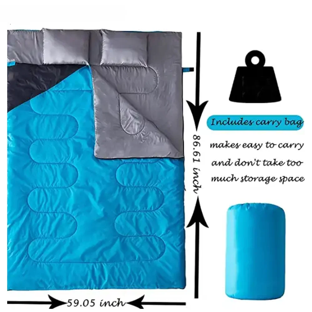 ultralight camping portable envelope sleeping bag suitable for 4 seasons Unique design