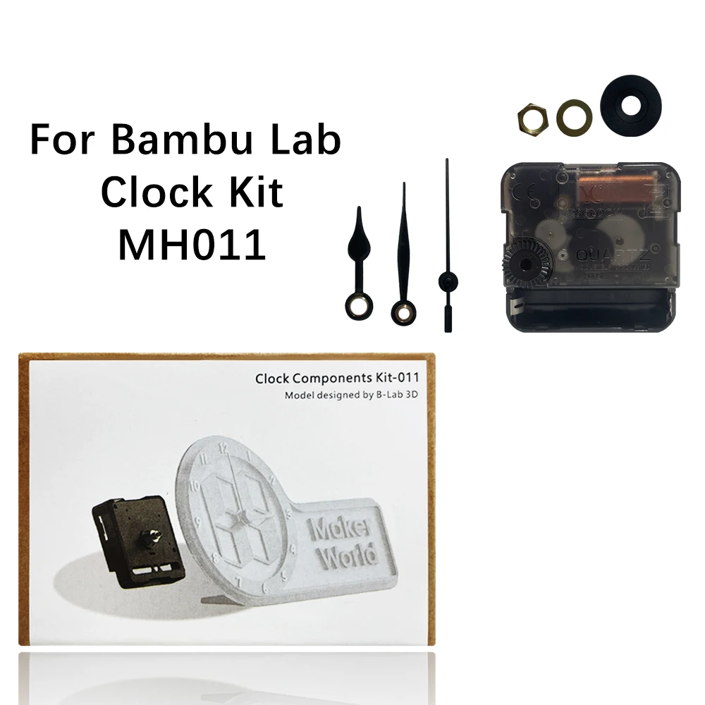

For Bambu Lab Clock MH011 Maker's Supply Model Hardware Bambulab Clock Components Kit 011 3d printing creative models