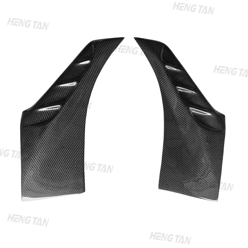 For BMW X6 G06 2019+ Carbon Fiber Car Side Fender Vents Trims Frame Body kit Front Fender Vent Fin Gill Trim Covers