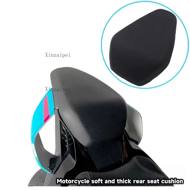 For CFMOTO 675SR 675SR-R 675NK Modified Seat Cushion Thick Seat Bag with Soft Back Seat CF650-10-11 Motorcycle Parts Accessories