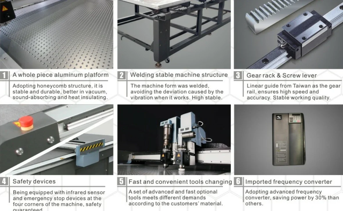 Single Layer Fabric Cutting Machine Knitwear Shirt Fabric Cutting Machine
