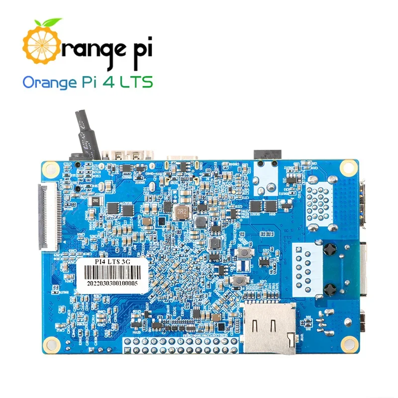 Orange Pi 4 LTS 3GB RAM Rockchip RK3399, mendukung Wifi + BT5.0,Gigabit Ethernet, Run Android,Ubuntu,Debian OS