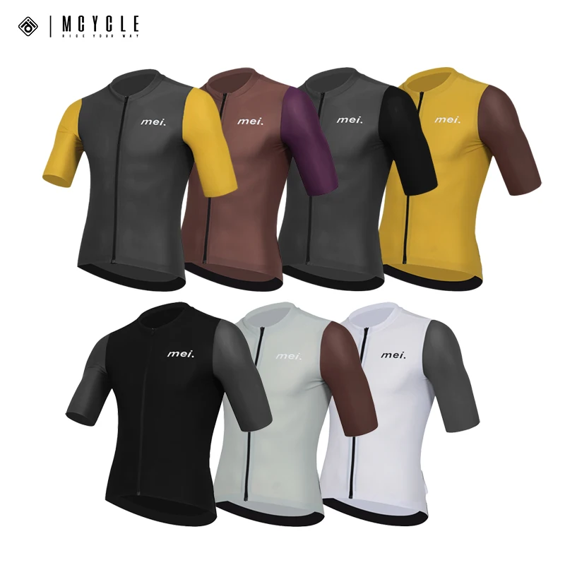 

Мотоциклетный летний мужской велосипедный трикотаж, рубашка для горного велосипеда, дышащие велосипедные топы с короткими рукавами, одежда для велоспорта MTB
