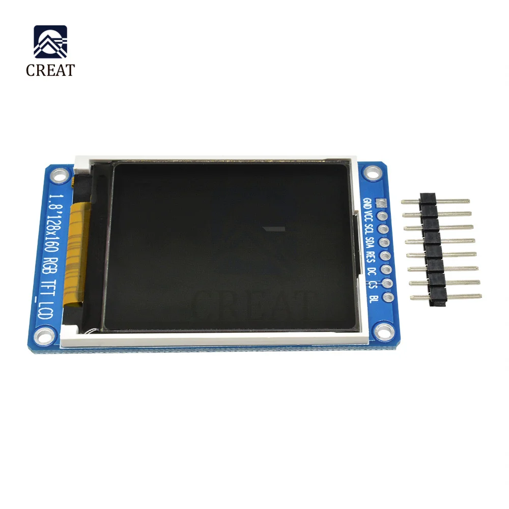 0.96 1.3 1.44 1.8 Inch Serial 128*128 128*160 80*160 240*240 65K spi Full Color Tft Ips Lcd Display Module Board Vervangen Oled