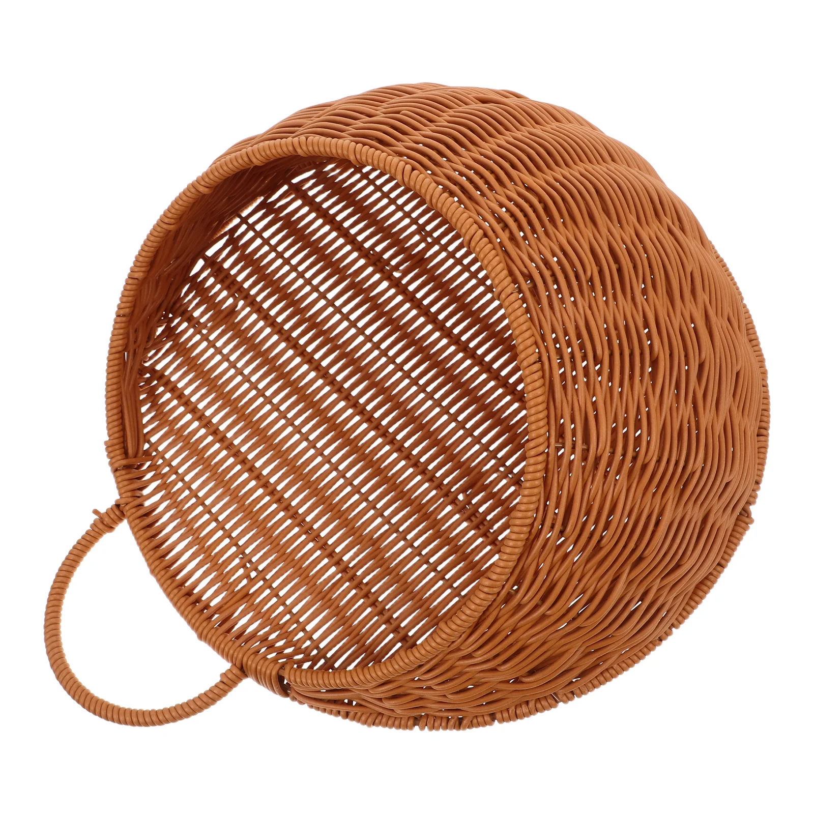 

1pcs Wall Hanging Flower Basket Hand Woven Storage Organizer For Kitchen Garden Vegetable Fruit Onion Garlic Holder Farmhouse