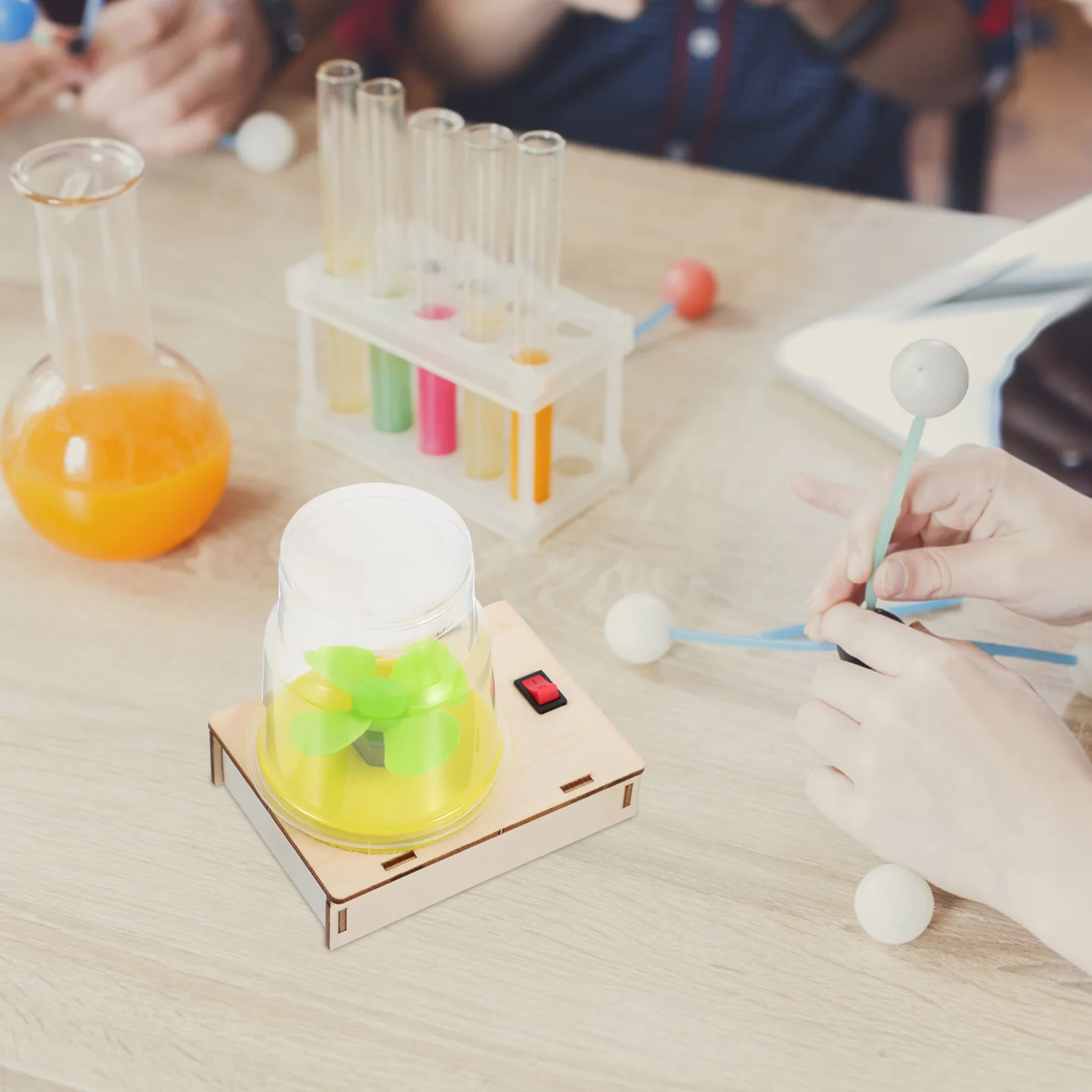 1 Set 1 Set Kit Simulasi Badai Pasir DIY STEM Percobaan Sains Pembuatan Model untuk Anak-anak Aktivitas Pembelajaran Fisika Set Kerajinan Tangan