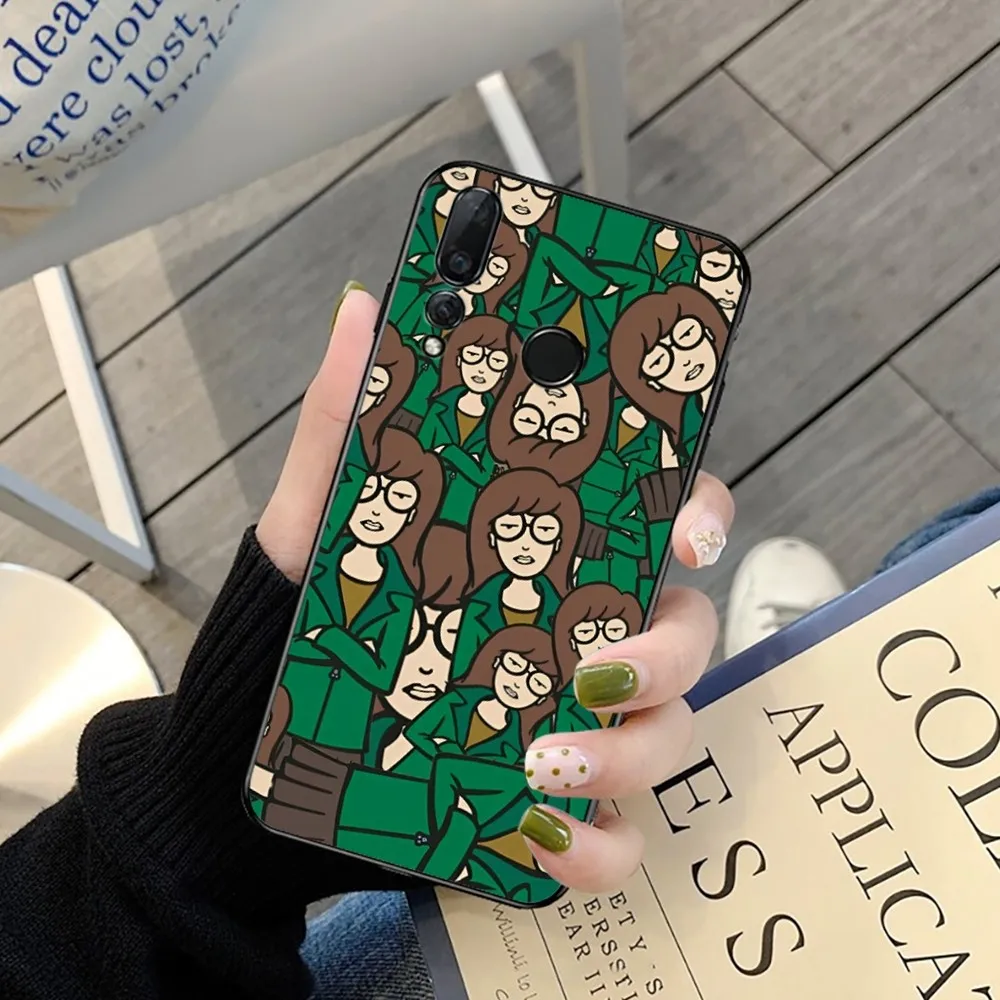 Cartoon D-Daria Phone Case For Huawei Y9 6 7 5 Prime Enjoy 7s 7 8 plus 7a 9e 9plus 8E Lite Psmart Shell