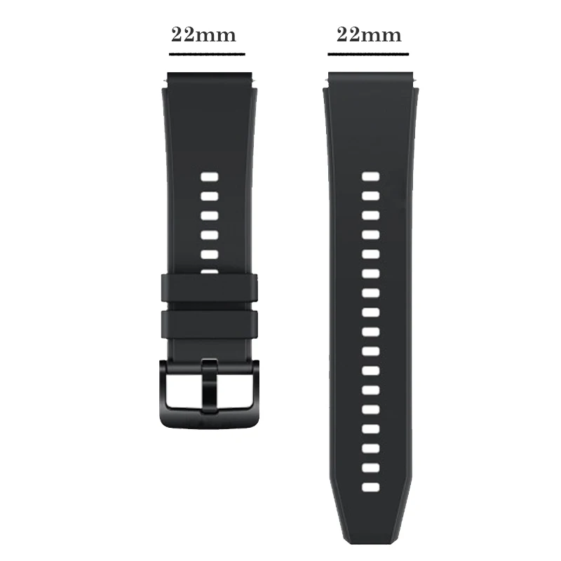 Officiële Siliconen Band Voor Huawei Horloge Gt 3 Pro 46 Mm Sport Rubber Originele Horlogeband Voor Huawei Gt2 Pro Polsband armband 22 Mm