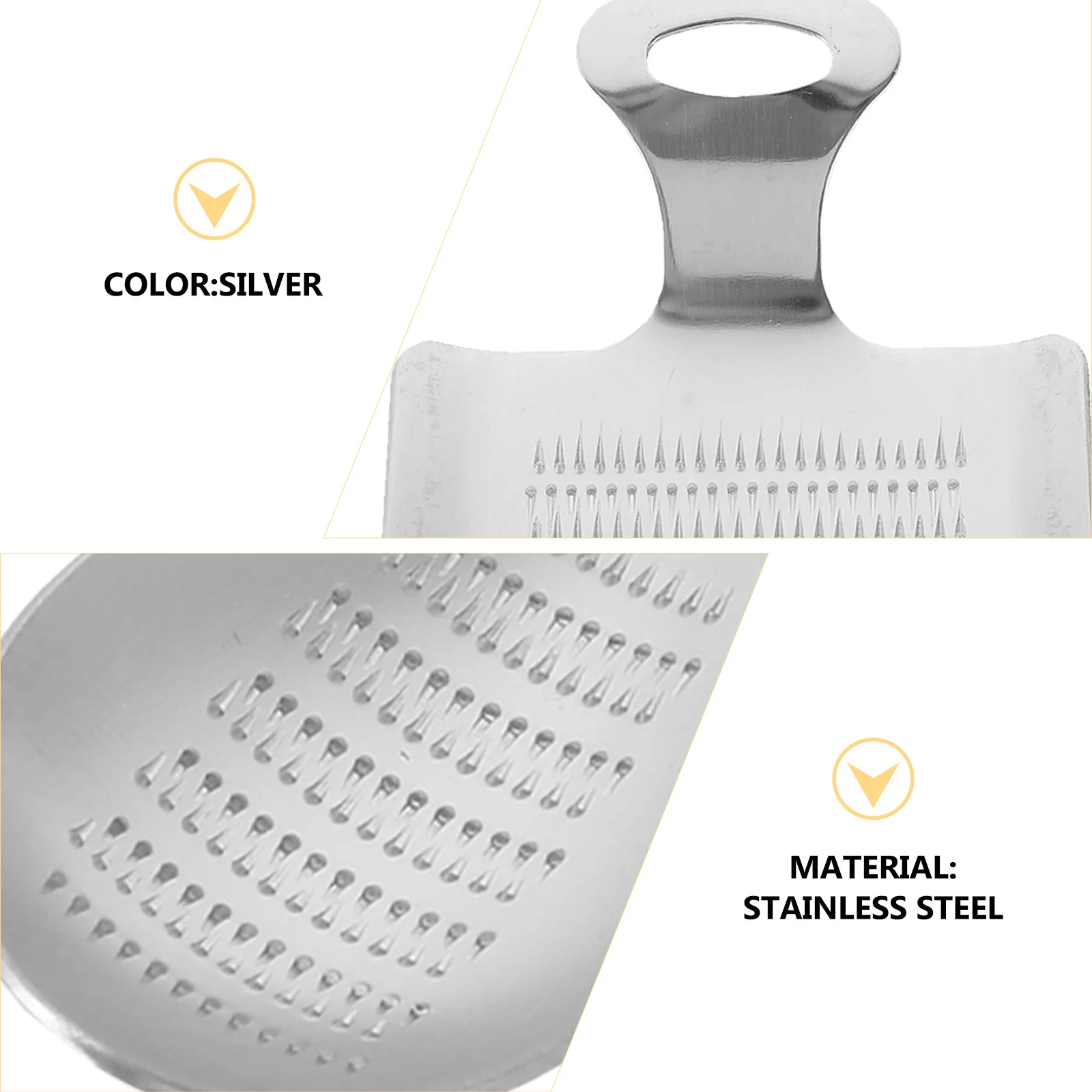 

2pcs Baby Food Grinder Stainless Steel Garlic Ginger Tool Shovel Spoon Shape Manual Veggie Fruit Cheese Grater Easy Clean Safe