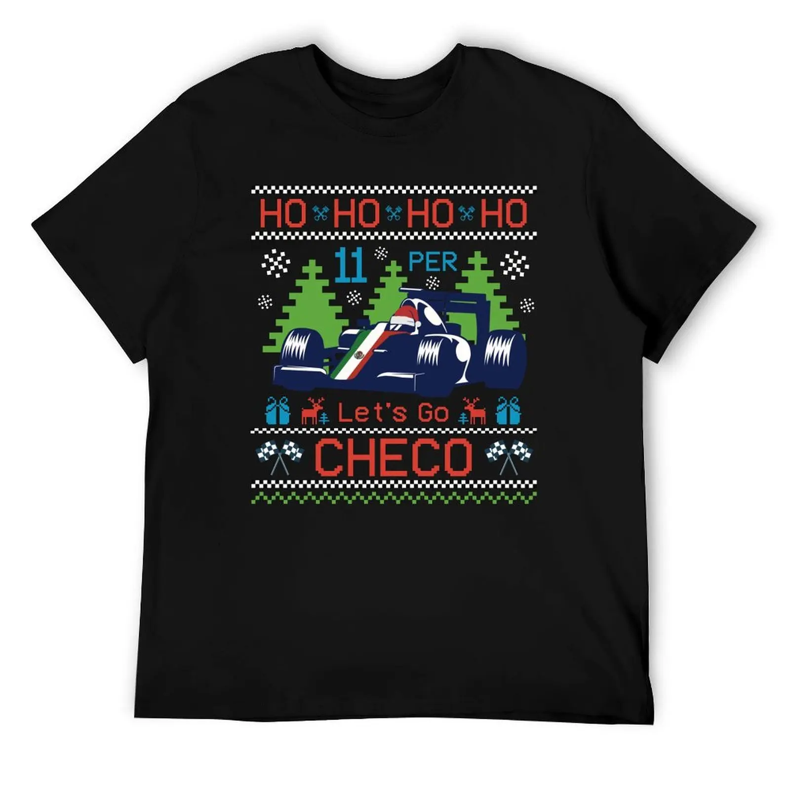 

Checo Perez Ugly Christmas Sweater T-Shirt t shirt custom print cotton t shirt man essential t shirt T-Shirt