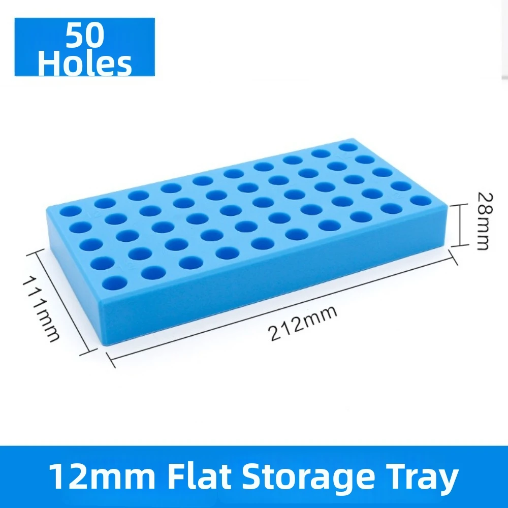 Versatile Tool Storage Box Multi Hole Design Hard Plastic Material Tool Holder Organizer CNC Machining Center