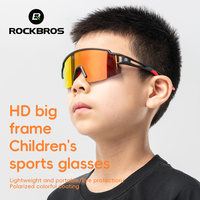 ROCKBROS Children Glasses Cycling Polarized Glasses Child Bicycle Glasses Non-Slip Rubber Bike Glasses Sport Sunglasses