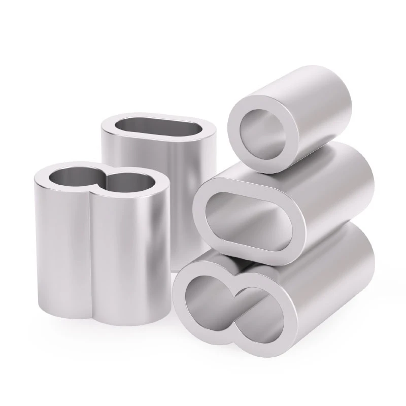 

Aluminum Wire Rope Crimp Fixed Sleeve Fixing Clip Oval 8-type Wire Ferrules Cord Lock Cable Stopper Crimp Rope M1~M12