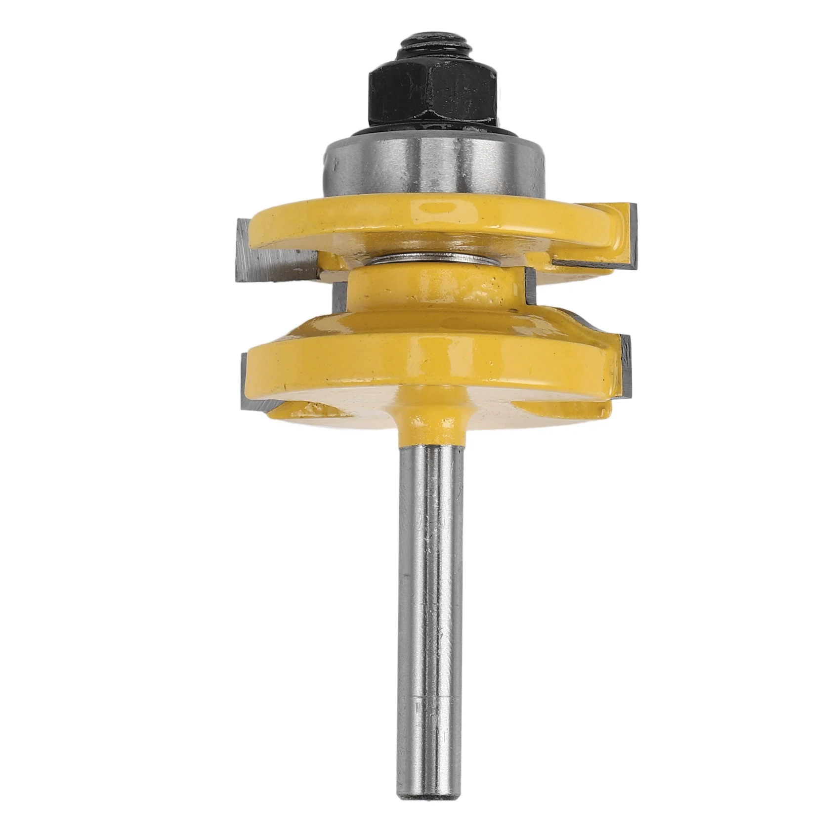 A34R 6-teiliges Fräser-Set mit 1/4 Schaft, erhöhter Platte, Schranktür, 3 Bit Ogee Holzbearbeitungsschneider, Holzbearbeitungsfräser