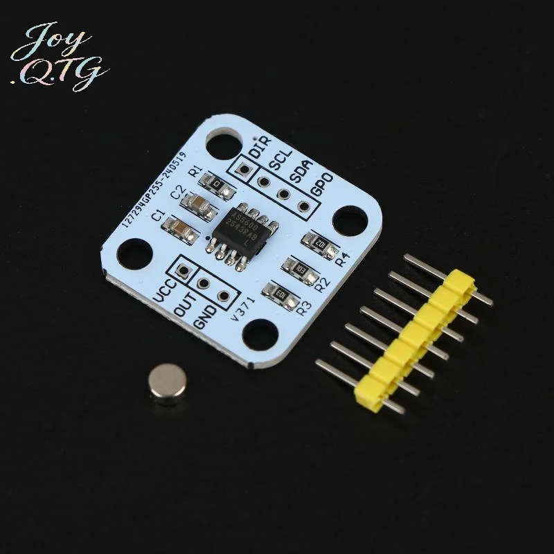 Hot AS5600 Magnetic Encoder 12bit High Precision Angle Measurement Sensor Module Magnetic Induction