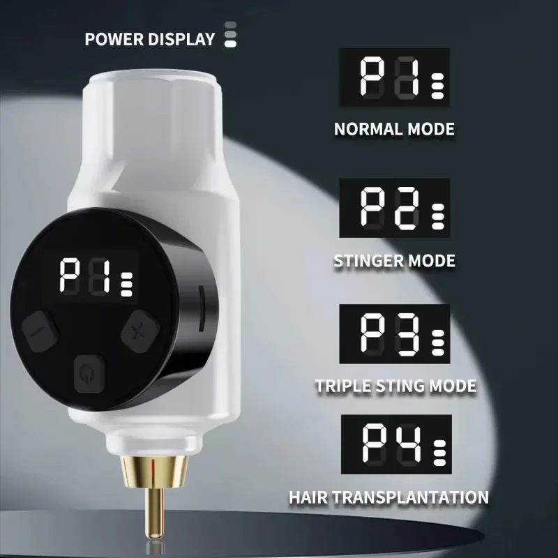 Новый беспроводной источник питания для татуировки, 1700 мАч, перезаряжаемая батарея, разъем RCA, профессиональная тату-машинка, аксессуары для питания