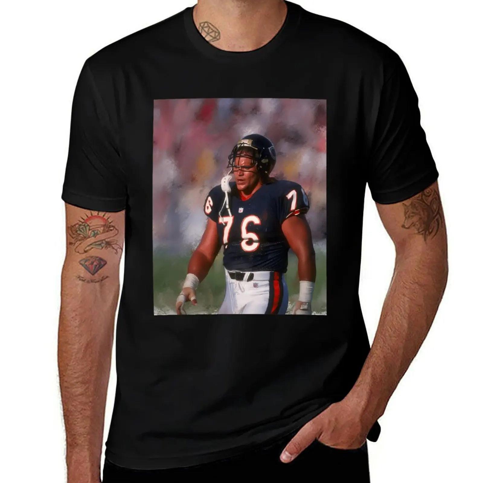 

Steve McMichael T-Shirt Fitness Training Breathable Tee