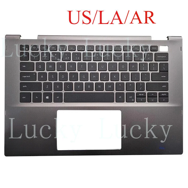 

f f f For DELL Inspiron 14 5000 5400 5406 2-In-1 US/Latin Keyboard Backlit Gray 0X46H3