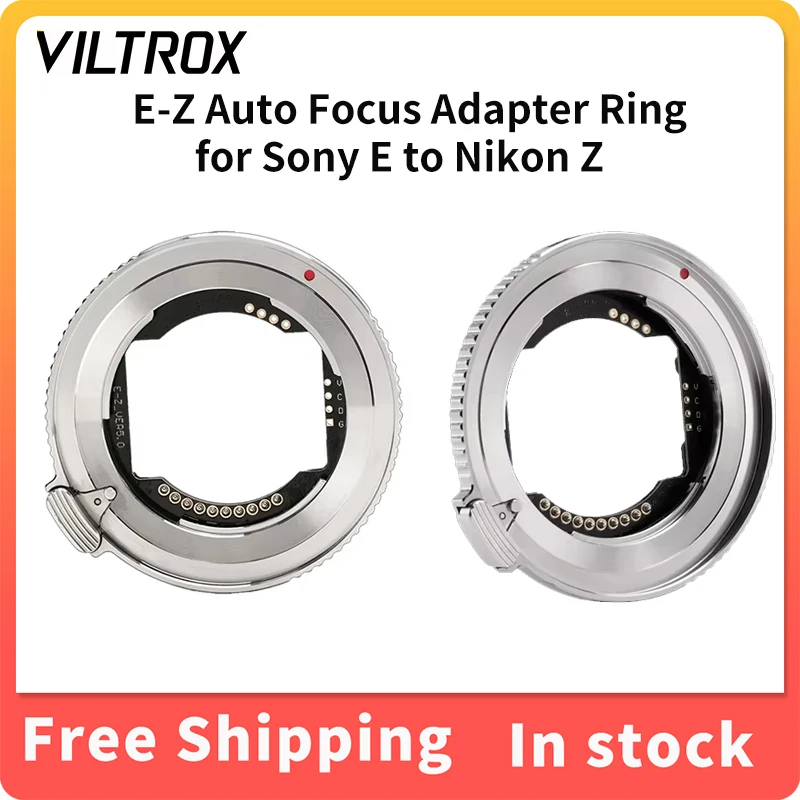 Viltrox E-Z Auto Focus Adapter Ring for Sony E-mount Lens Adapter to Nikon Z-mount Mirrorless Camera