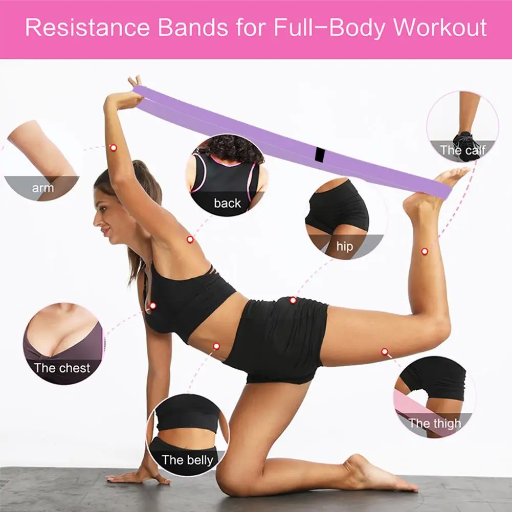 200*3CM Long Resistance Yoga Squat With Slimming Bodybuilding Buttock Circle Elastic Band Pull-up Auxiliary Tension Band