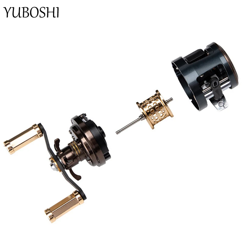 

YUBOSHI High Speed 6.5KG Max Drag Lightweight Casting Reel 6.0:1 Full Metal Frame Drum Carp Fishing Reel