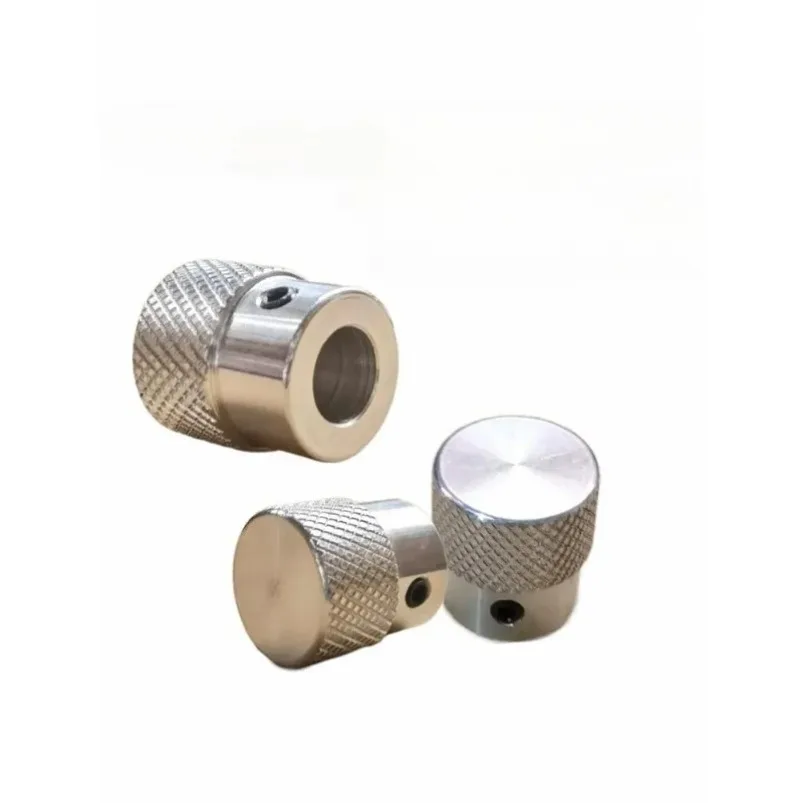 CNC Knurling Sliding Table Screw Rod Knob Crank 5/6/7/8/10/12mm Rotating Handle Embossed Stepper Motor Positioning Hand Wheel