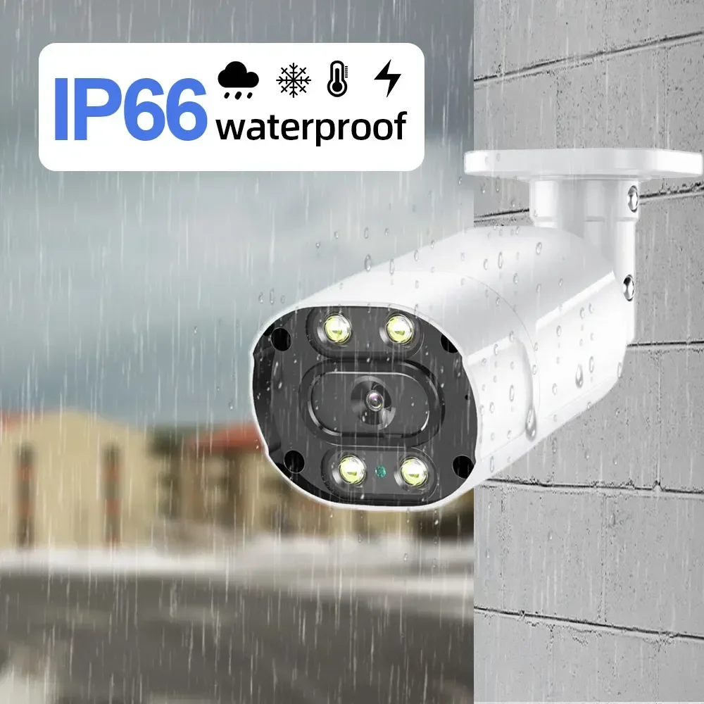 4K Face Detection CCTV AHD DVR Home Security Kit 8CH Outdoor Full Color Night Vision Bullet Camera Video Surveillance System Set