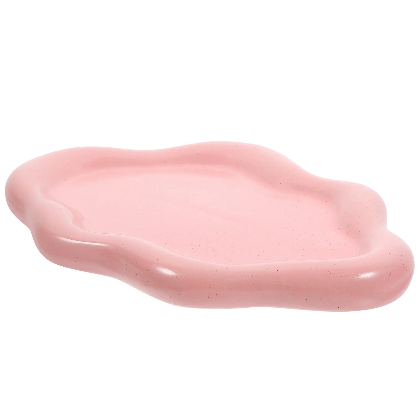 

Керамический поднос в форме облака для украшений, декоративный поднос, держатель для колец, тарелка для хранения ключей, органайзер для демонстрации украшений, декоративная тарелка для колец