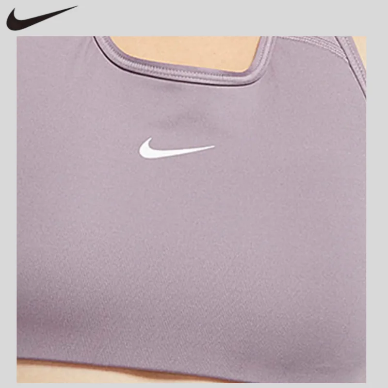 Nike 2Pcs Basic Printed Sports Bra Vest Ladies Jogging Basketball Daily Wear SetFN5857-100+BV3637-532 view 2