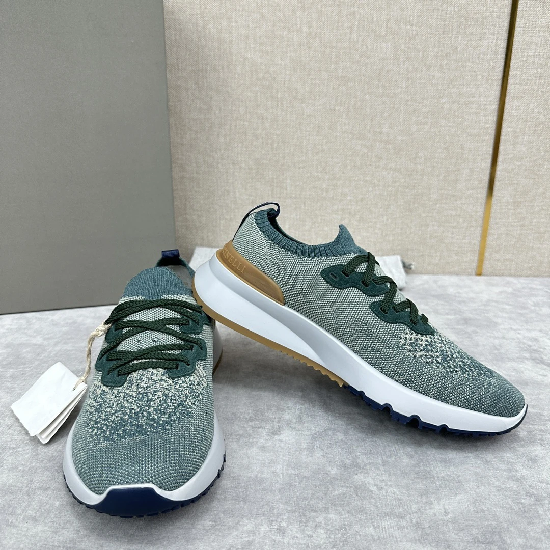 Luxury Brand BC Sneakers Knitted Low Top Casual Sports Shoes Women Casual Sports Sneaker