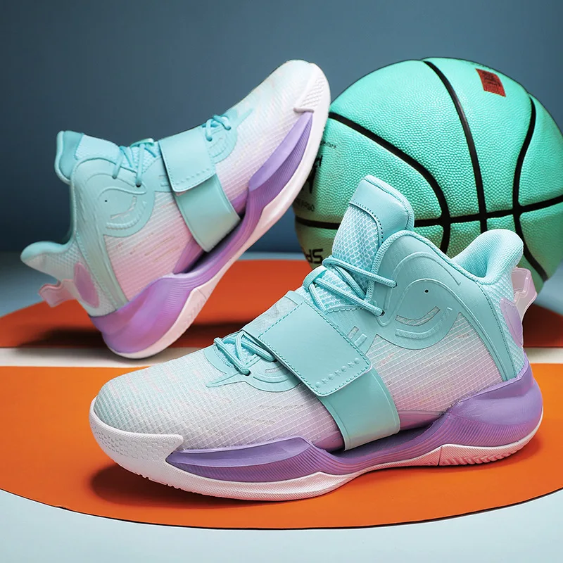 2024 New Summer Basketball Shoes for Teenagers, Wear-resistant, Non-slip, Fashionable, Versatile and Comfortable Sneakers