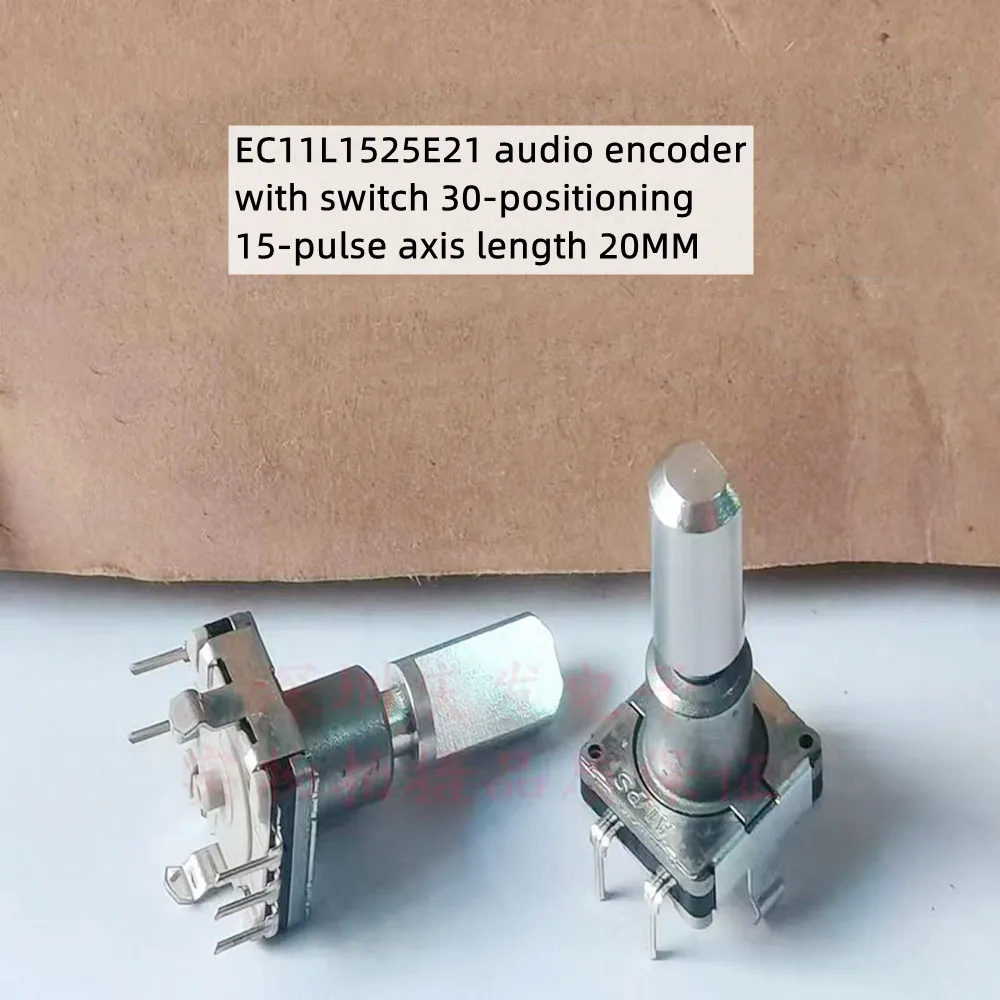 Original new 100% EC11L1525E21 audio encoder with switch 30-positioning 15-pulse axis length 20MM
