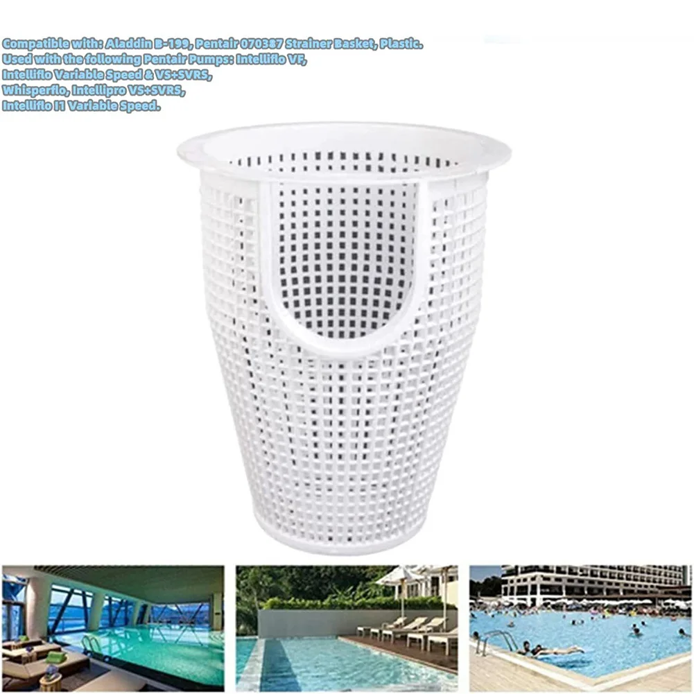 

2PCS Skimmer Basket Blue&white Plastic For Pentair Whisperflo Intelliflo 070387 B-199 Swimming Pool Pump Filter Basket